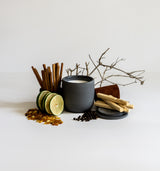 Teakwood + Bergamot Concrete Candle