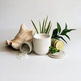Sea Salt Concrete Candle