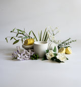 Gardenia Concrete Candle