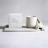 Gardenia Concrete Candle