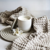 Gardenia Concrete Candle
