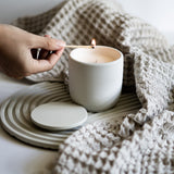 Sunday Morning Concrete Candle