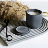 Teakwood + Bergamot Concrete Candle