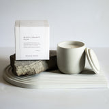 Black Currant Plum Concrete Candle