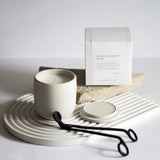 Black Currant Plum Concrete Candle
