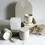 Grapefruit + Basil Concrete Candle