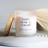 Home-A-Versary, Realtor Gift, Housewarming Gift, Personalized Gift, New Home, Anniversary Gift, Custom Candle, Homeowner Gift, Soy Candle