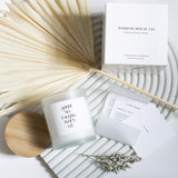 Shhh No Talking When Lit, Funny Candles, Mom Gift, Teacher Gifts, Gift for Her, New Mom Gift, Relaxation Candle, Meditation Candle