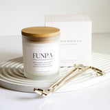 Funpa, Grandpa Gift, Grandfather Gift, Fathers Day Gift, Funny Candle, Gift from Son, Gift from Daughter, Grandpa Birthday, New Grandpa