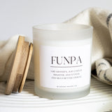Funpa, Grandpa Gift, Grandfather Gift, Fathers Day Gift, Funny Candle, Gift from Son, Gift from Daughter, Grandpa Birthday, New Grandpa