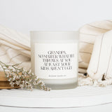 Grandpa No Matter What Life Throws At You At Least Your Kids Aren't Ugly, Grandpa Gift, Funny Candles, From Grandkids, Fathers Day Gift