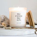 Like Father Like Son (Oh Crap), Fathers Day Gift, Gift from Son, Funny Candles, Dad Gift, Gift for Him, Dad Birthday Gift, 50th Birthday