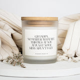 Grandpa No Matter What Life Throws At You At Least Your Kids Aren't Ugly, Grandpa Gift, Funny Candles, From Grandkids, Fathers Day Gift
