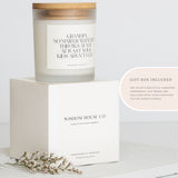 Grandpa No Matter What Life Throws At You At Least Your Kids Aren't Ugly, Grandpa Gift, Funny Candles, From Grandkids, Fathers Day Gift