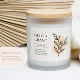 Engagement Gift, Engagement Candle, Personalized Gift, Wedding Gift, Bridal Shower Gift, Couples Gift, Custom Engagement, Gift Box