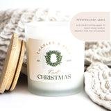 First Christmas Candle, Couples Christmas, New Home Gift, Realtor Gift, Housewarming Candle, Christmas Wedding, Couples Gift, Winter Wedding