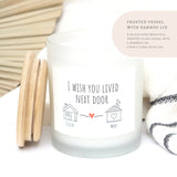 I Wish You Lived Next Door, Best Friend Gift, Sister Gift, Long Distance Gift, State to State, Moving Away Gift, Friend Moving