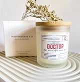 Phd Graduation Gift, Doctor Gift, Candle Gift Box, Gift for Doctor, Gift for Him, Medical School, Future Doctor, Doctor Graduation