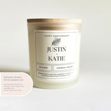 Anniversary Candle, Personalized Gift, Wedding Anniversary, Gift for Him, Gift for Her, Gift for Boyfriend, Gift for Girlfriend