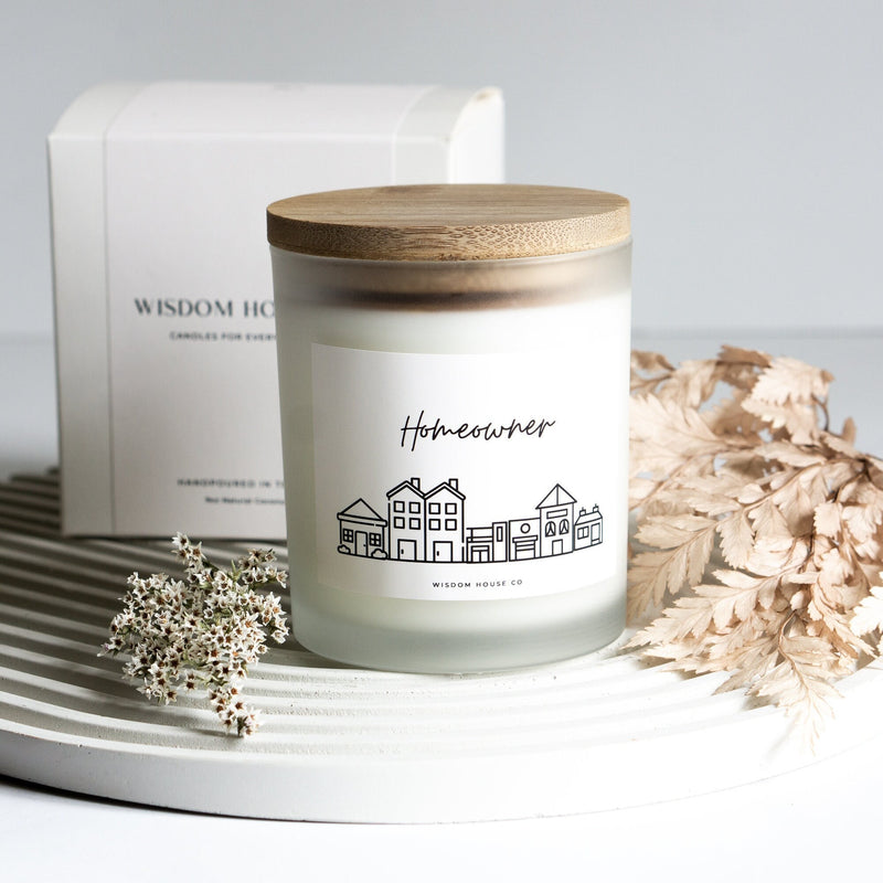 Homeowner Candle, Housewarming Gift, New Home Gift, First Home Gift, Home Sweet Home, Realtor Closing Gift, Real Estate, Handpoured Candle