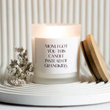 I Got You This Candle Instead of Grandkids, Mothers Day Gift, Funny Mothers Day, Mother In Law Gift, Gift from Daughter, Gift from Son