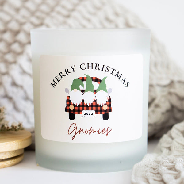 Merry Christmas Gnomies, Funny Candles, Garden Gnome, Christmas Gnome, Funny Christmas, Teacher Gift, Funny Gifts, Gift for her, Cute Candle