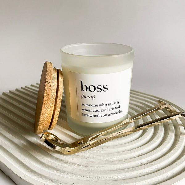 Boss Candle, Funny Candle, Gift for Boss, Gift from Employee, Boss Gift, Office Party, Appreciation Gift, Thank You Gift, Gift for Him